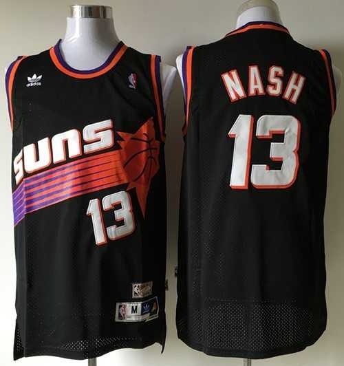 Phoenix Suns #13 Steve Nash Black Throwback Stitched NBA Jersey,We sell and wholesale Phoenix Suns #13 Steve Nash Black Throwback Stitched NBA Jersey on line form chian!